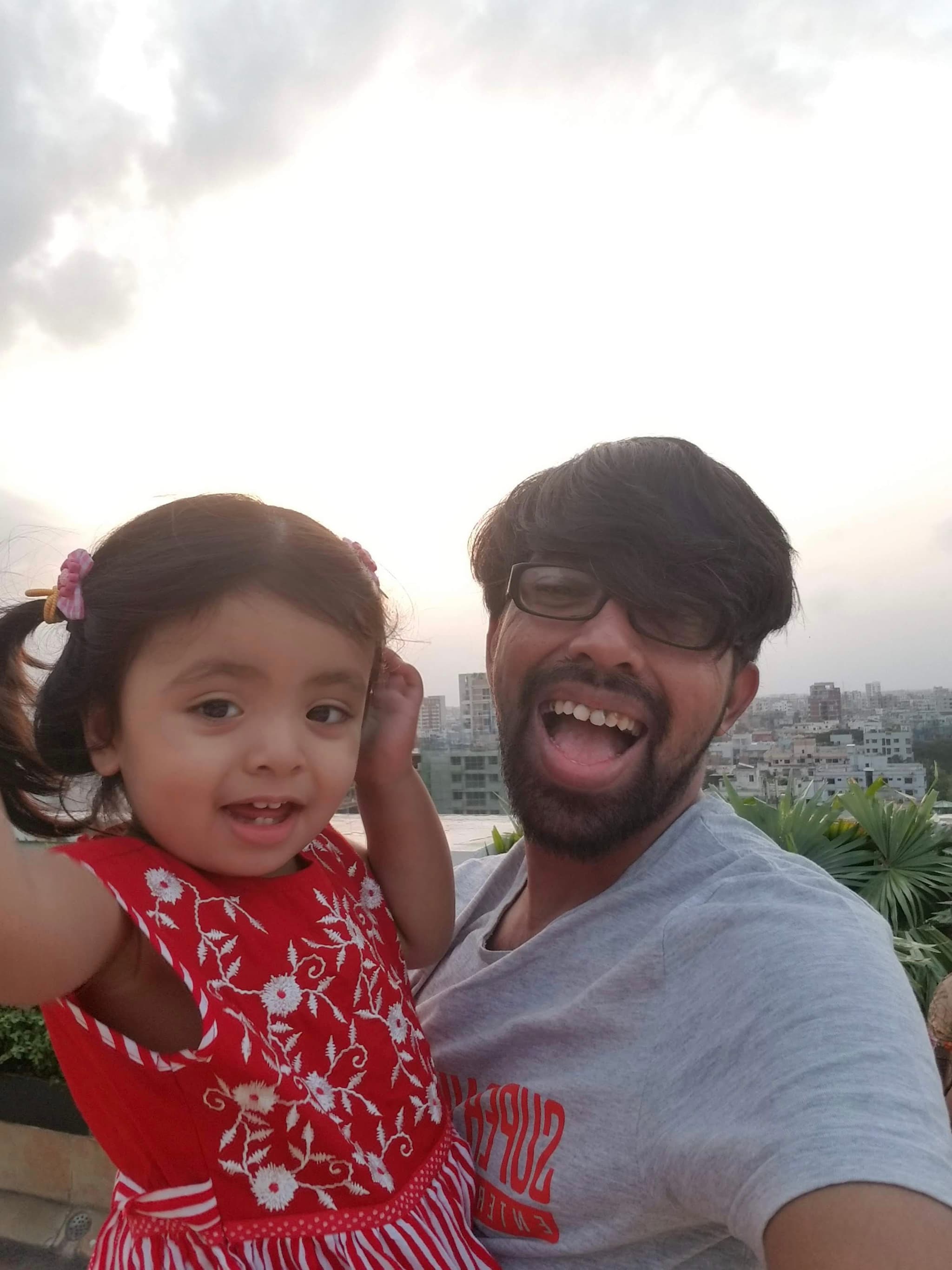 Daddy and me!