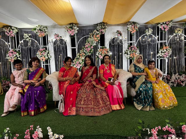 At Akash mamas reception