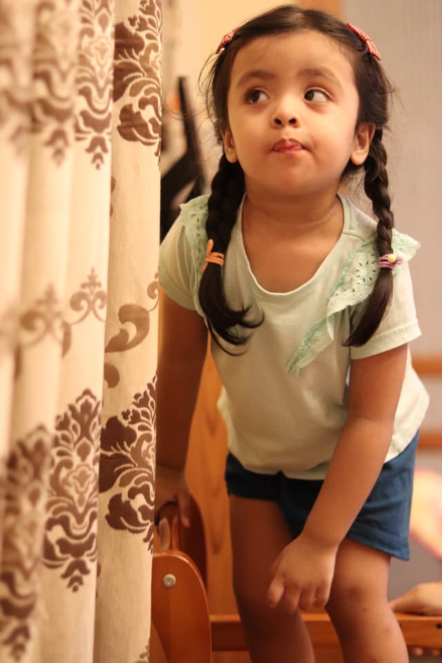 Mischievous me!