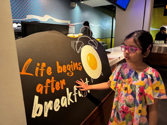 Life begins after breakfast