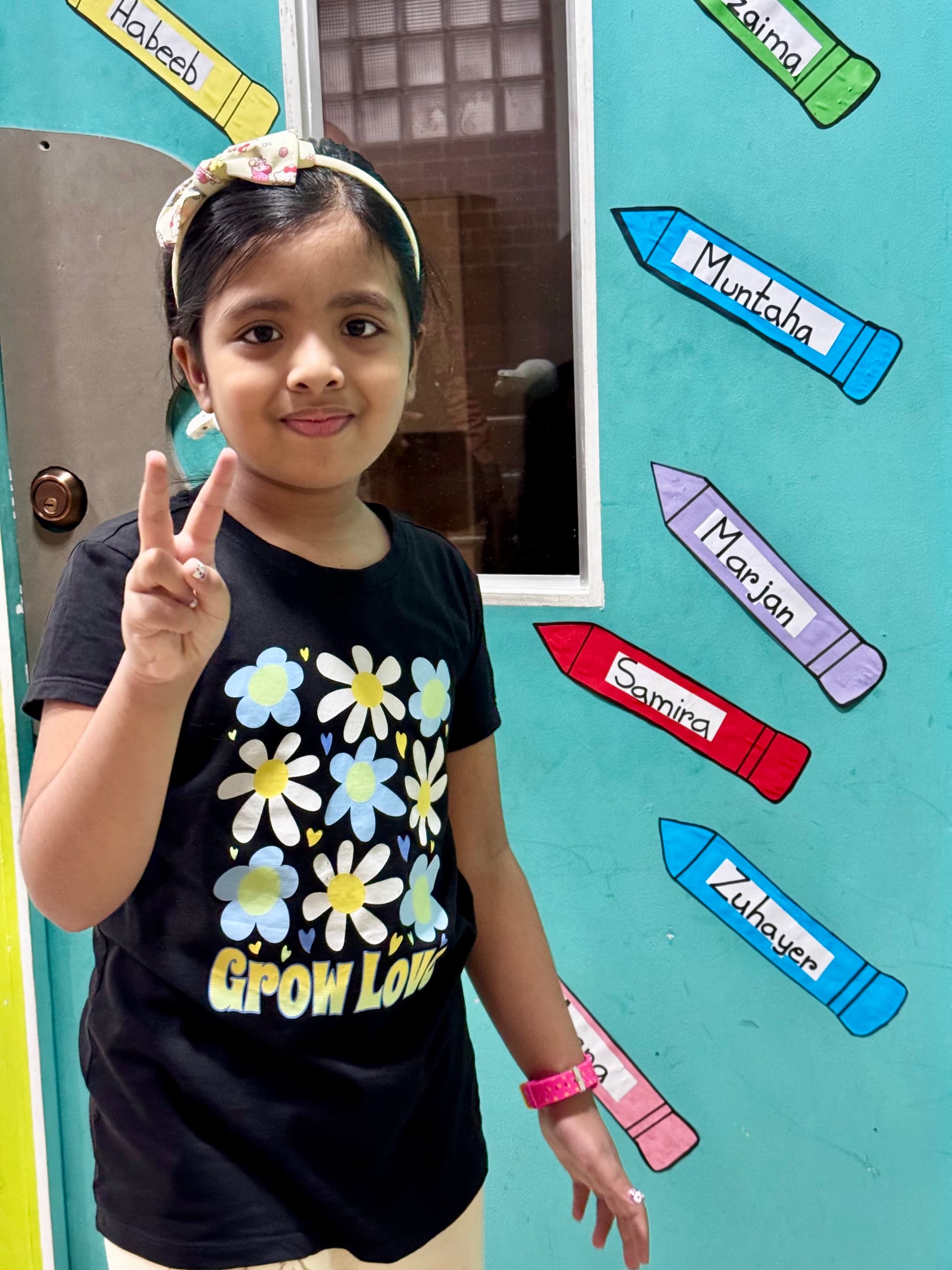 My classroom door 🚪